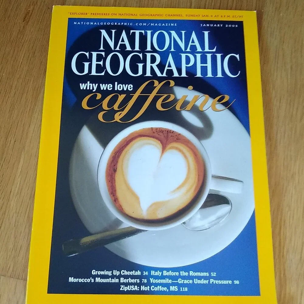National Geographic Magazine 1991, 1999, 2000, 2002, 2005 x 5